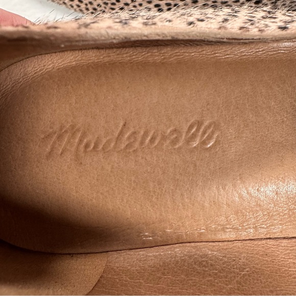 Madewell The Frances Skimmer Loafer In Calf Hair Muted Shell Multi Women Size 10 - Picture 9 of 13